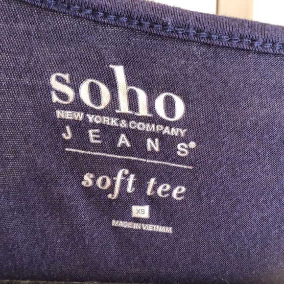 🦋Soho Soft tee scrunched tied sides, rounded hem lightweight long sleeved top - Picture 4 of 8